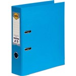 MARBIG LINEN LEVER ARCH FILE PE 75MM A4 SKY BLUE