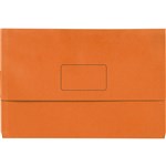 INITIATIVE DOCUMENT WALLET 345 X 225MM ORANGE PACK 50