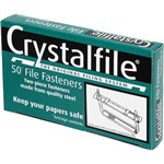 CRYSTALFILE FILE FASTENERS BOX 50