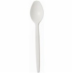 MARBIG DISPOSABLE PLASTIC TEASPOON PACK 100