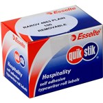 QUIKSTIK LABEL DISPLAY PACK OVAL ADDRESS 48 X 63MM WHITE