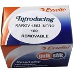 QUIKSTIK LABEL DISPLAY PACK INTRODUCING 48 X 63MM WHITE