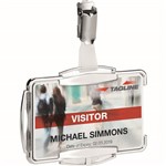 DURABLE SECURE RFID CARD HOLDER MONO SILVER PACK 10
