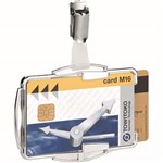 DURABLE SECURE RFID CARD HOLDER DUO SILVER PACK 10