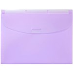 MARBIG EXPANDING WALLET WITH 3 TABS PASTEL PURPLE