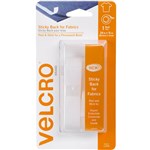 VELCRO BRAND   FABRIC TAPE 19 X 600MM WHITE