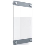 QUARTET INFINITY GLASSBOARD CUSTOMIZABLE 279 X 432MM WHITE