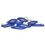 REXEL KEY CABINET SPARE KEY TAGS 50 X 20MM BLUE PACK 10