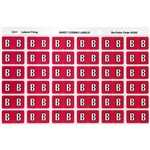 AVERY 43302 LATERAL FILE LABEL SIDE TAB B COLOUR CODE 25 X 38MM MAGENTA PACK 180