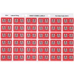 AVERY 43313 LATERAL FILE LABEL SIDE TAB M COLOUR CODE 25 X 38MM PINK PACK 180