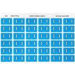 AVERY 43320 LATERAL FILE LABEL SIDE TAB T COLOUR CODE 25 X 38MM BLUE PACK 180