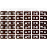 AVERY 43323 LATERAL FILE LABEL SIDE TAB W COLOUR CODE 25 X 38MM BROWN PACK 180
