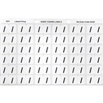 AVERY 43328 LATERAL FILE LABEL SIDE TAB  COLOUR CODE 25 X 38MM WHITE PACK 180