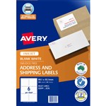 AVERY 936088 J8166 SHIPPING LABELS INKJET 6UP WHITE PACK 50