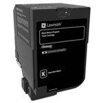 LEXMARK CS725 RETURN PROGRAM TONER CARTRIDGE HIGH YIELD BLACK