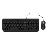 MICROSOFT 600 WIRED DESKTOP KEYBOARD AND MOUSE COMBO BLACK