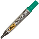 BIC MARKING 2300 ECOLUTIONS PERMANENT MARKER CHISEL 53MM GREEN