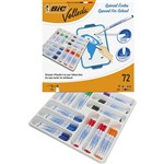 BIC VELLEDA 1721 WHITEBOARD MARKER BULLET FINE ASSORTED CLASSPACK 72