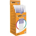BIC CRISTAL UP BALLPOINT PENS BROAD BLUE BOX 20