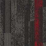 ACOUFELT BARRIERBACK CARPET TILE ARGENTIUM 500 X 500MM RUBY