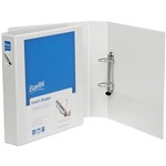 BANTEX PREMIUM PUSH LEVER INSERT RING BINDER PP 2R 38MM A4 WHITE