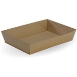 BIOPAK BIOBOARD TRAY SIZE 5 BROWN CARTON 100