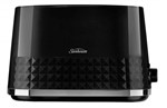 SUNBEAM DIAMOND TOASTER 2 SLICE BLACK