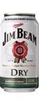 JIM BEAM WHITE BOURBON  DRY CAN 375ml