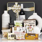CORPORATE GIFT HAMPER SWEET  SAVOURY WITH WINE