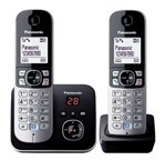 PANASONIC TWIN HANDSET PHONE BLACK
