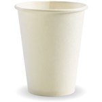 BIOPAK BIOCUP CUP 390ML WHITE PACK 50