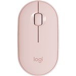 LOGITECH M350 PEBBLE WIRELESS MOUSE OFF ROSE