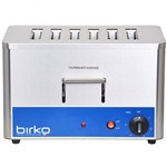 BIRKO TOASTER 6 SLICE STAINLESS STEEL