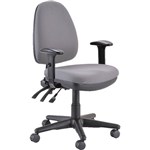 BURO VERVE TASK CHAIR HIGH BACK 3LEVER ARMS CHARCOAL