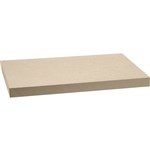 BIOPAK BIOBOARD CATERING TRAY LID EXTRA LARGE BROWN PACK 50