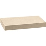 BIOPAK BIOBOARD CATERING TRAY LID EXTRA SMALL BROWN PACK 100