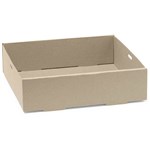 BIOPAK BIOBOARD CATERING TRAY BASE SMALL BROWN PACK 100