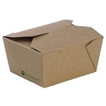 BIOPAK SMALL BIOBOARD LUNCH BOX 110 X 90 X 64MM PACK 50