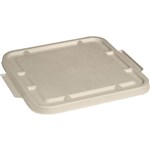 BIOPAK BIOCANE TAKEAWAY LID 3 COMPARTMENT LARGE NATURAL PACK 150
