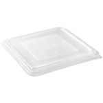 BIOPAK TAKEAWAY LID PP 345 COMPARTMENT LARGE WHITE PACK 75