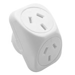 THE BRUTE POWER CO DOUBLE ADAPTOR ANGLED