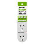 THE BRUTE POWER CO DOUBLE ADAPTOR VERTICAL WITH SURGE PROTECTION