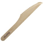 BIOPAK COATED 100 WOOD KNIFE 160MM PACK 100