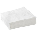 BIOPAK 14 FOLD LUNCH BIONAPKIN 1 PLY WHITE PACK 500