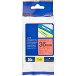 BROTHER TZE461 LAMINATED LABELLING TAPE 36MM BLACK ON RED