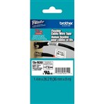 BROTHER TZEFX261 FLEXIBLE LABELLING TAPE 36MM BLACK ON WHITE