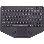 IKEY BLUETOOTH INDUSTRIAL KEYBOARD WITH TOUCHPAD BLACK
