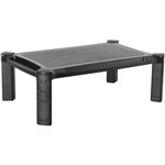 BRATECK HEIGHT ADJUSTABLE MONITOR RISER BLACK