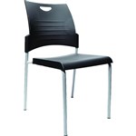BURO PRONTO VISITOR CHAIR 4LEG BASE BLACK
