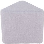 BURO YORK OTTOMAN TRIANGLE LIGHT GREY